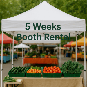 Monthly Vendor Booth Rental Five (5) Weeks